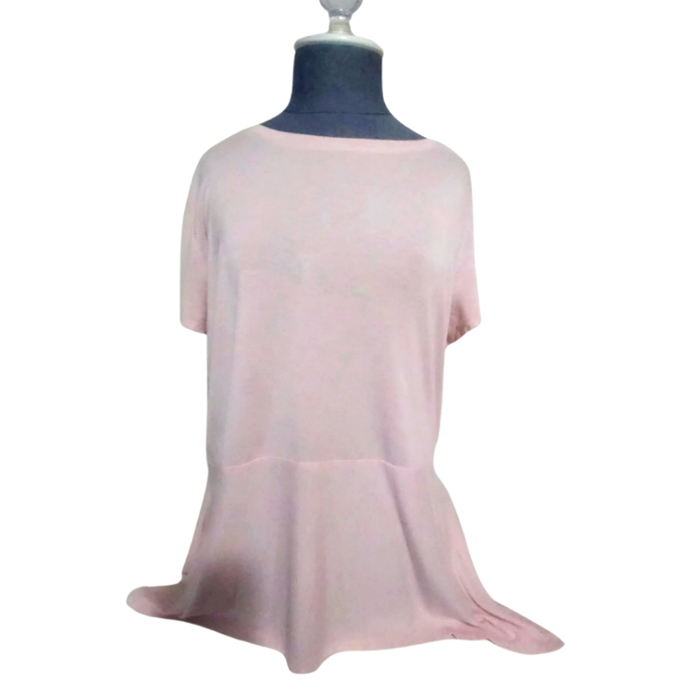 Ivanka Trump Soft Pink Short Sleeve Top